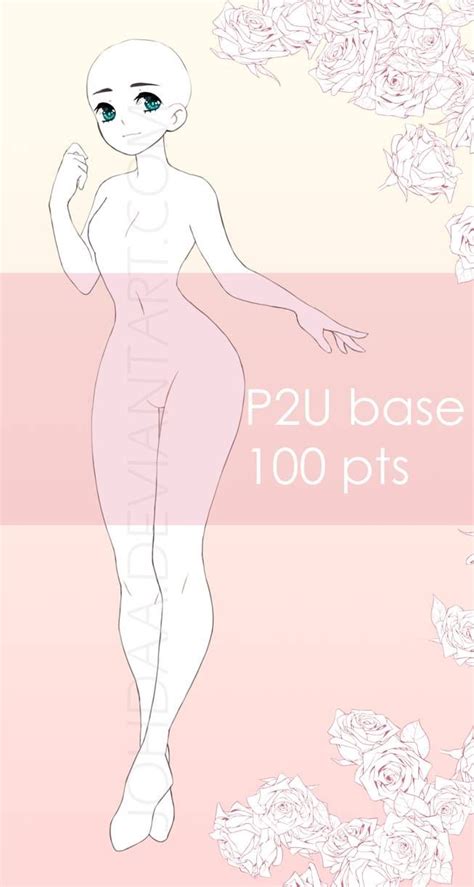 Can be edited and modified and turned into your custom characters. . Cute anime body base